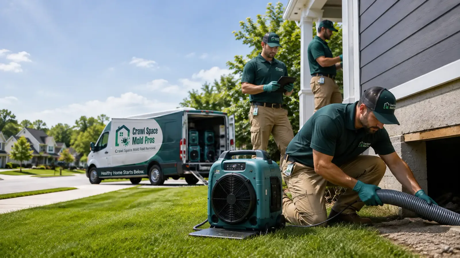 Crawl Space Mold Removal in Clinton, PA